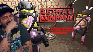 twerking in lethal company while our team is dead for 12 minutes [upl. by Anire]