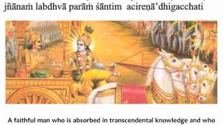 Bhagavad Gita Chapter 4  Verse 39 [upl. by Assirroc128]