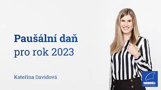 Paušální daň pro rok 2023 [upl. by Ina]