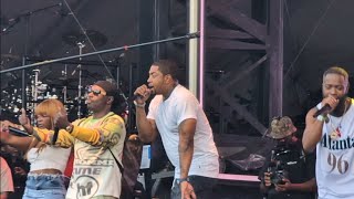 LIL SCRAPPY Surprise CRIME MOB TRAVIS PORTER Greg Street  ONE Music Fest 2024 ATL Reunion [upl. by Leahsim]