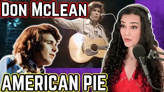 Don Mclean American Pie  Opera Singer Reacts LIVE [upl. by Anahir]