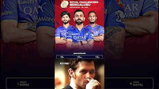 Rcb Retentions ❤️‍🩹😈 ipl2025 ipl2025megaauction viratkohli rcb csk [upl. by Ecinerev]