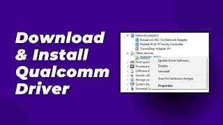 How To Install amp Download Qualcomm Hs Usb Qdloader 9008 Driver  Qusbbulk Driver Download [upl. by Ailehs]