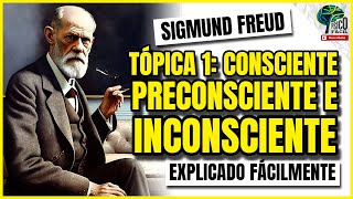 Sigmund Freud 😵‍💫  ¿Qué es el CONSCIENTE PRECONSCIENTE E INCONSCIENTE I TÓPICA 1  con ejemplos [upl. by Leander]