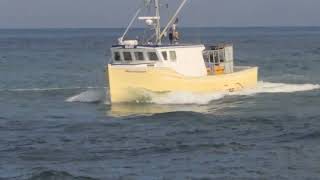 Boat  The Knucklehead Approaches The Manasquan Inlet [upl. by Orsini]