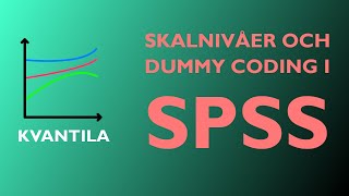 Regression i SPSS Skalnivåer och dummy coding [upl. by Walrath]