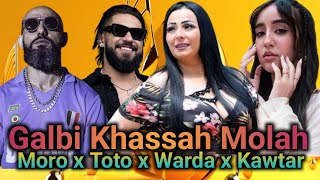 MORO x ElgrandeToto x Cheba Warda  Galbi Khassah Moulah قلبي خاصه مولاه l Rai Rap Remix 2024 [upl. by Bratton]