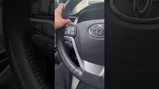 2018 Toyota Highlander XLE Hybrid AWD Start up and horn [upl. by Lanod]