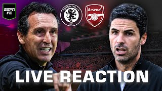 Aston Villa vs Arsenal LIVE REACTION  Premier League  ESPN FC [upl. by Tempa191]