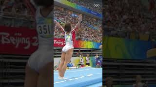 Oksana Chusovitina through the years Shorts [upl. by Eamaj]