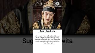 Suga  Daechwita Rap Lyrics bts suga daechwita youtube jungkookBTSarmyforever7773 [upl. by Annaesor107]