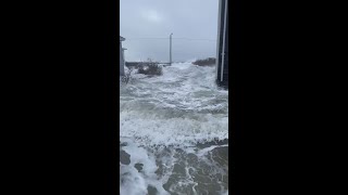 Flooding in Kennebunk Middle Beach [upl. by Jahdai]