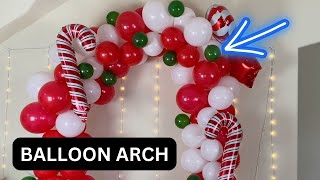 Christmas Balloons Arch For Holiday Parties [upl. by Lucilla469]