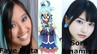 Aqua from konosuba Sub and dub version [upl. by Gil388]