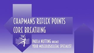 Chapmans Reflex Points  Core Breathing  Paula Nutting  Your Musculoskeletal Specialist [upl. by Arvind680]