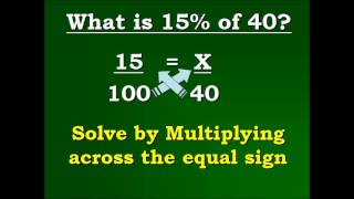 Equations and Percents Video 1 of 5 [upl. by Bock]