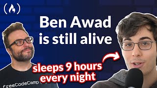 Ben Awad is a GameDev Who Sleeps 9 hours EVERY NIGHT to be Productive Quincy Interviews him 121 [upl. by Khalid]