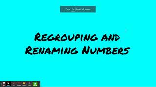 Regrouping and Renaming Numbers [upl. by Pinsky612]