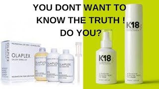 Olaplex and K18 the truth and your not going to like what I say [upl. by Nico]