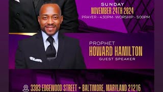 Overseer Howard Hamilton Prophecies to Jacksonville FL Apostle 🔥 [upl. by Sillyhp364]