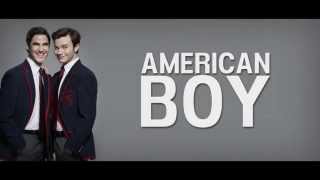 GLEE  American Boy  LYRICS [upl. by Wilkinson340]