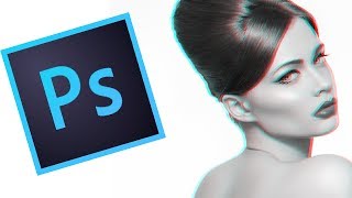 Blue amp Red 3D Effect Photoshop Tutorial [upl. by Hanej478]