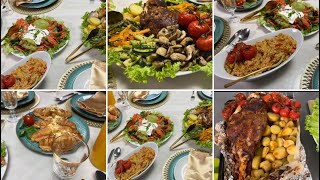 ✨Idée de Repas de Aid alfitr ✨gigot d’agneau ✨légumes✨salade burrata✨croissants aux saumon✨ [upl. by Horacio507]