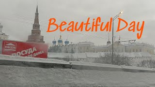 Kazan winter ❄️ Roads 🚗 automobile russia road architecture روسيا [upl. by Elleon]