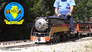 Illinois Live Steamers  56th Anniversary Meet  Daylight 4454 [upl. by Quartet999]