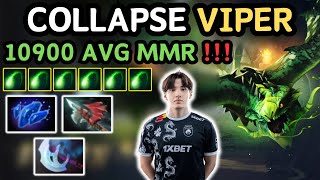 🔥 COLLAPSE VIPER Offlane Highlights 735d 🔥 COOKING EZ Game Insane Poison Damage  Dota 2 [upl. by Genesia]