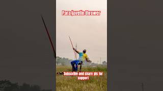 Para javelin thrower Subscribe and share for support reels trending india javelin para [upl. by Meir]