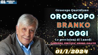 Oroscopo di Branko del 112024  Oroscopo Oggi [upl. by Arten622]