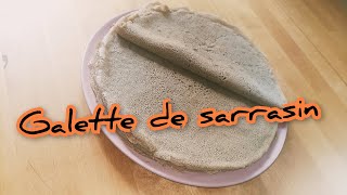 Comment faire des galettes de sarrasin [upl. by Ellednahc]