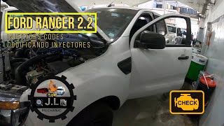 Ford Ranger Como Codificar Inyectores 32 y 22  how to code injectors 32 and 22 [upl. by Germain]