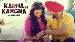 Mehtab Virk Karha Vs Kangna Video Song  R Guru  Latest Punjabi Songs 2016  TSeries [upl. by Grekin]