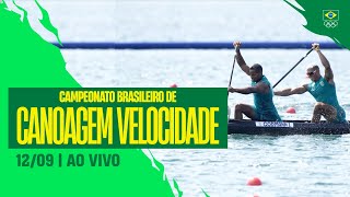 CAMPEONATO BRASILEIRO DE CANOAGEM VELOCIDADE  DIA 2  1209  AO VIVO [upl. by Nekcarb]