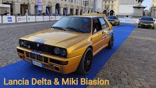 130 Lancia Deltas in Turin with Miki Biasion [upl. by Nnaeirual]