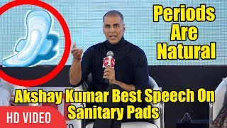 PADMAN Best Speech On Periods And Womens Problems  Akshay Kumar  MUST WATCH VIDEO [upl. by Etnuaed463]