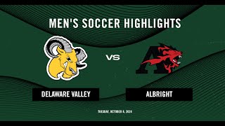 Mens Soccer vs Albright  Highlights 1082024 [upl. by Nelleh892]