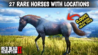 All Special Horse Locations  Part 2  Red dead redemption 2 [upl. by Grindle]