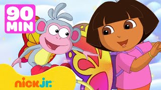 Dora amp Boots verkleedfeestmarathon 🦋 90 minuten  Nick Jr Nederlands [upl. by Anirbas]