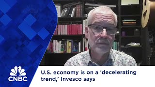 US economy is on a decelerating trend Invesco says [upl. by Ardnuasal410]