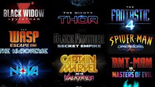 LEAKED Marvel Phase 4 Slate  MCU Future Explained [upl. by Hedges]