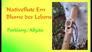 Nativeflute Em  Blume des Lebens  Purklang [upl. by Labotsirc]