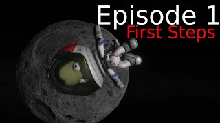 First Steps Ksp Ep 1Kerbal Space Program [upl. by Nolat]