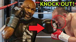 MIKE TYSON SPARRING LEAKED👀 Jake Paul is FKED  Training at age 57 2024 [upl. by Dehlia]