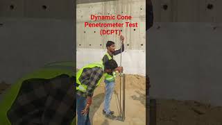 Dynamic Cone Penetrometer Test DCPT [upl. by Leonhard411]