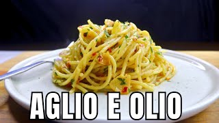 Spaghetti Aglio E Olio Recipe Easy Italian Dinner [upl. by Hamlani671]