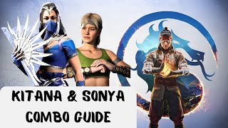 MK1 COMBO GUIDE KITANA amp SONYA [upl. by Euton]