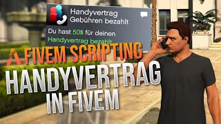 Handyvertrag in FiveM programmieren  FiveM Scripting 17 LUA für Beginner [upl. by Gwyneth]